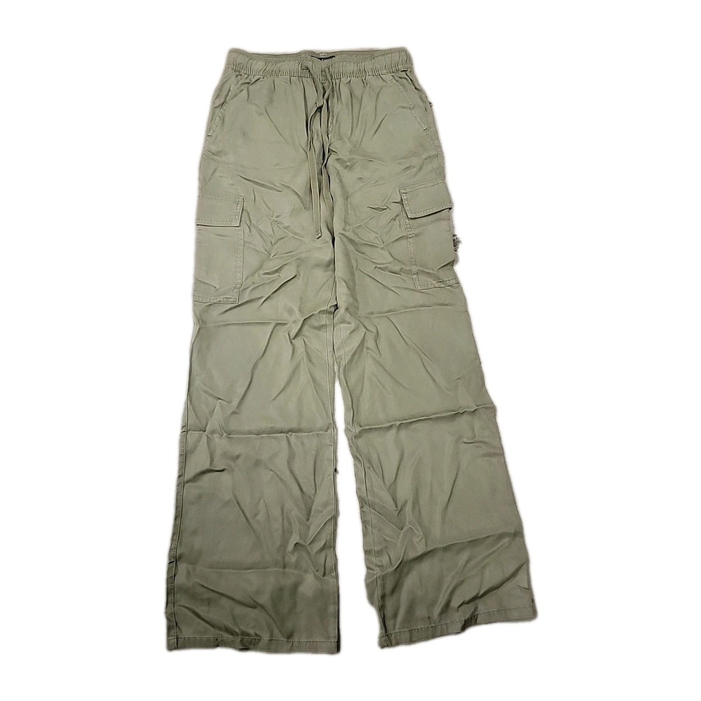 Social Standards Womens Loose‎ Pants Green XS
